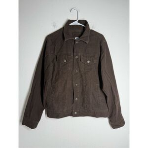 Vintage GAP Brown Corduroy Jean Jacket  Men Size XS